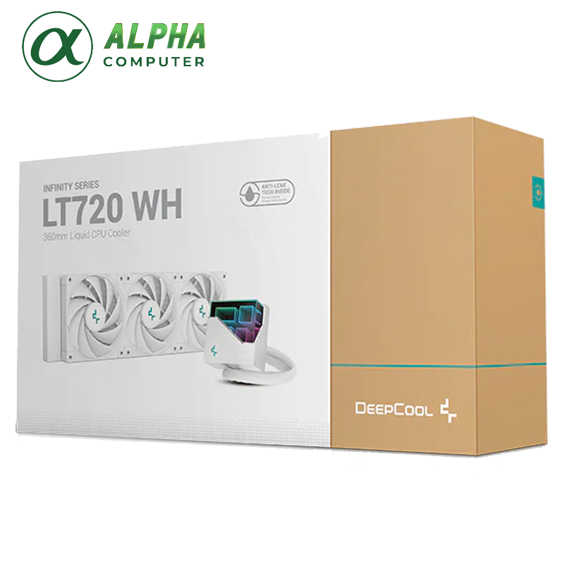 Tản Nhiệt Nước CPU Deepcool LT720 WHITE High - Perfotmance (3 fan 12cm)