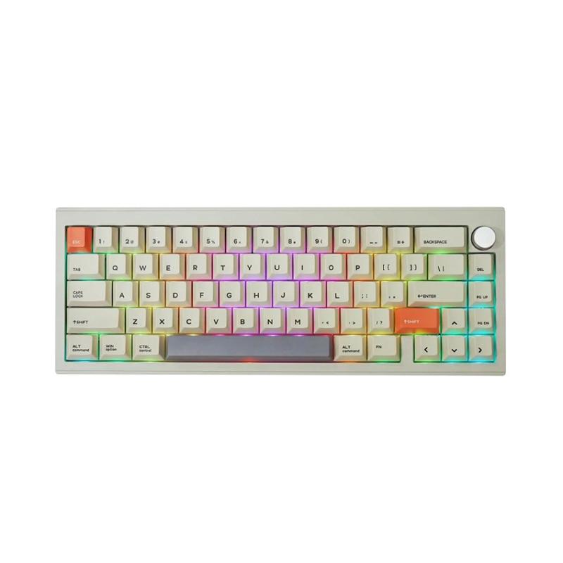 Bàn phím cơ Cidoo V65 (RGB, Bluetooth, Moonwhite)