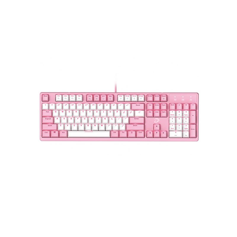 Bàn phím cơ Gaming DAREU EK1280s PINK-WHITE 104KEY PINK LED
