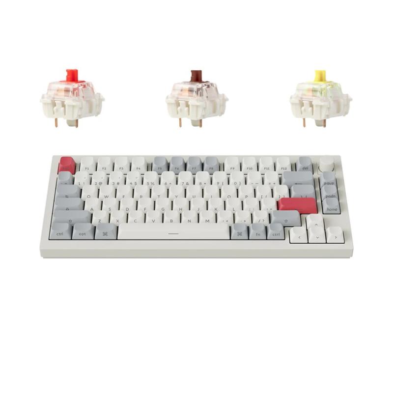 Bàn phím cơ Keychron Q1 Max Side Printed RGB Knob Hotswap – White