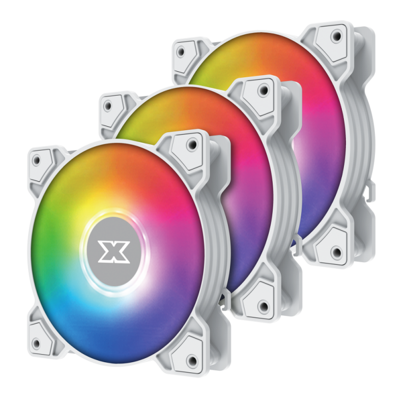 Bộ Fan led Xigmatek Starx X20A Arctic led ARGB (3 Fan), BH: 12 Tháng