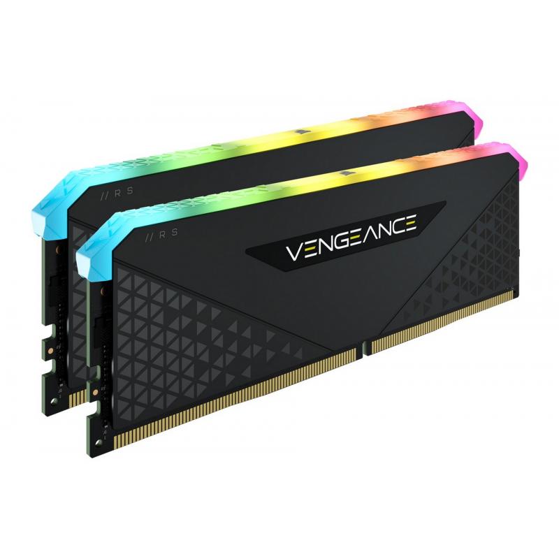 KIT RAM Corsair Vengeance RGB RS 32GB (2x 16GB) DDR4 Bus 3600MHz