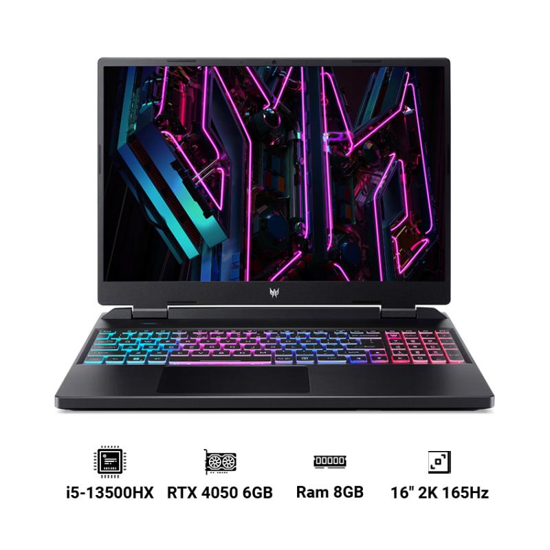 Laptop Acer Predator Helios Neo 16 PHN16-71-54CD (i5-13500HX | 8GB | 512GB | GeForce RTX 4050 6GB | 16′ WQXGA 165Hz 100% sRGB | Win 11)