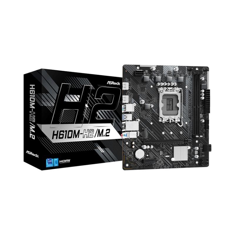 Mainboard ASROCK H610M – H2/M.2 (Chipset Intel H610, Socket LGA1700, DDR4 64GB, Micro ATX)