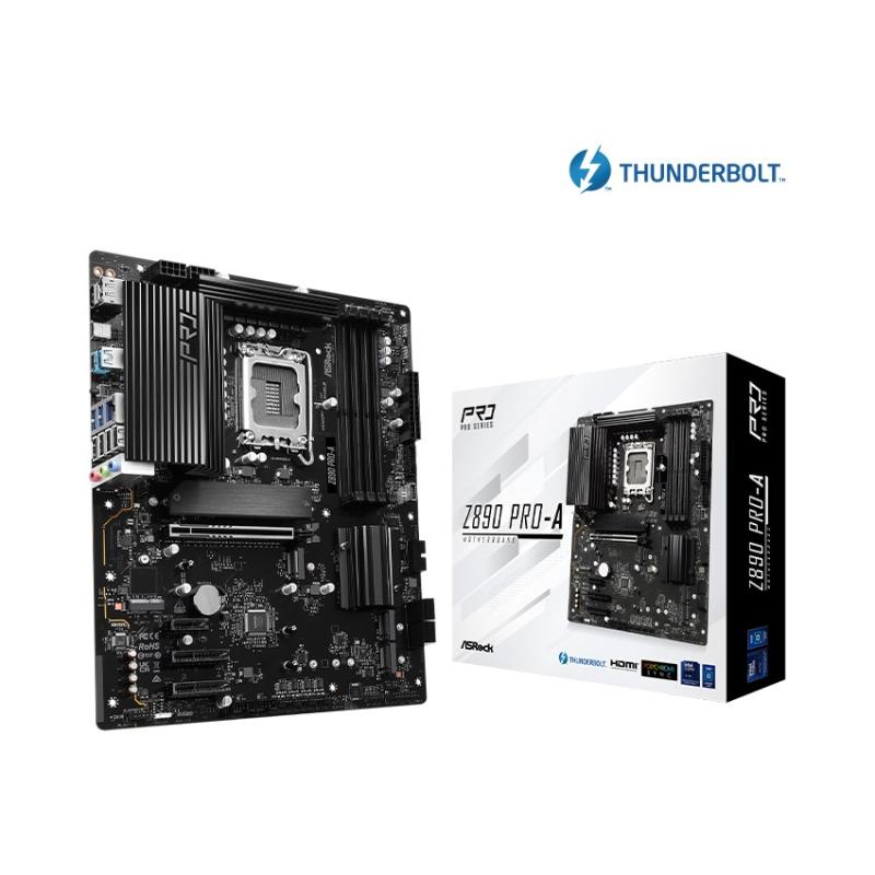 Mainboard ASROCK Z890 Pro A (Chipset Intel® Z890, Socket LGA 1851, DDR5 256GB, ATX)