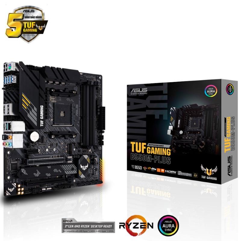 Mainboard ASUS TUF GAMING B550M-PLUS AM4 - Hàng Chính Hãng