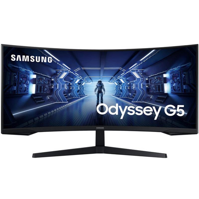 Màn hình cong Samsung Odyssey G5 LC34G55 34 (2K, 165Hz FreeSync chuyên game), BH: 24 tháng