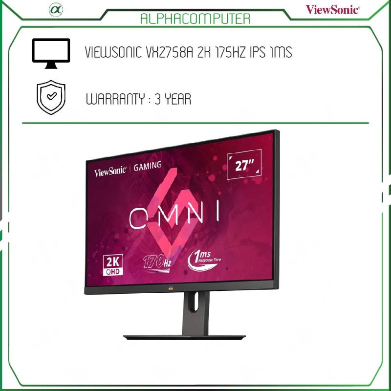 MÀN HÌNH VIEWSONIC VX2758A 27INCH 2K IPS 170HZ 1MS