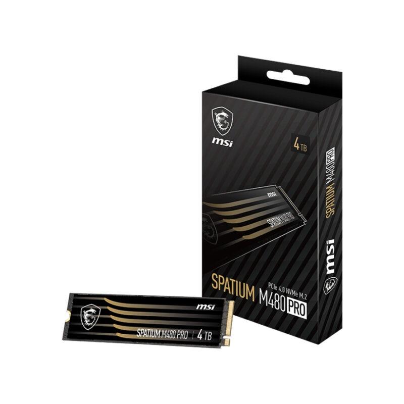 Ổ cứng SSD MSI SPATIUM M480 PRO 4TB PCIe 4.0 NVMe M.2