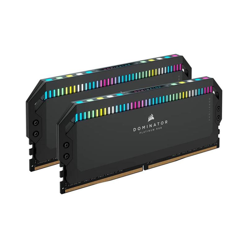 Ram Corsair DOMINATOR PLATINUM RGB 64GB (2x32GB) DDR5 5200MHz Black 