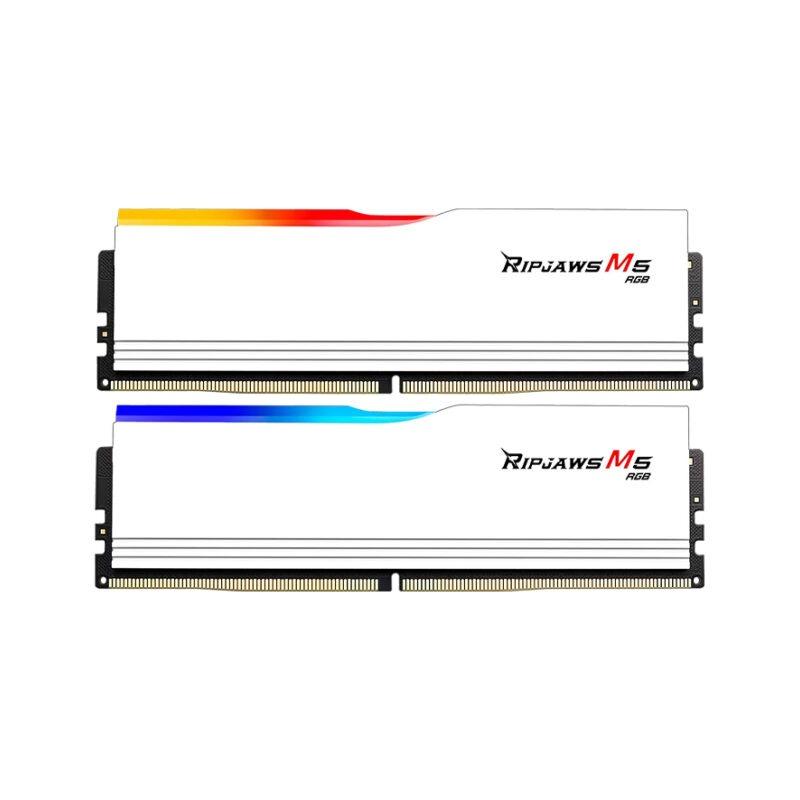 Ram Desktop Gskill RIPJAWS M5 RGB 64GB (2x32GB) DDR5 5200MHz WHITE 