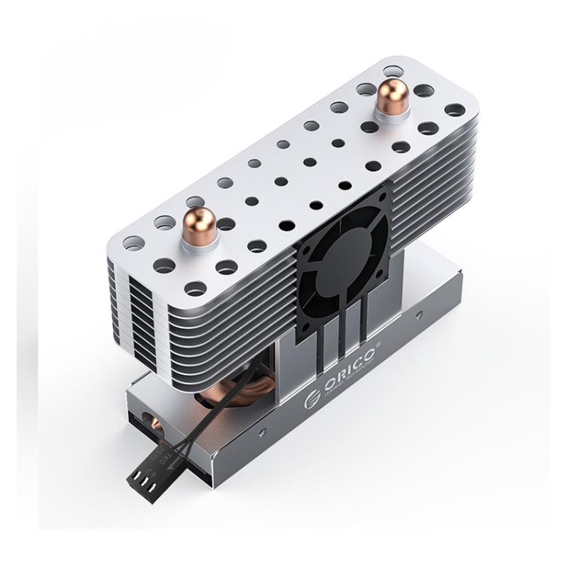 Tản nhiệt M.2 SSD ORICO M2HS8-FAN-SV (Bạc)