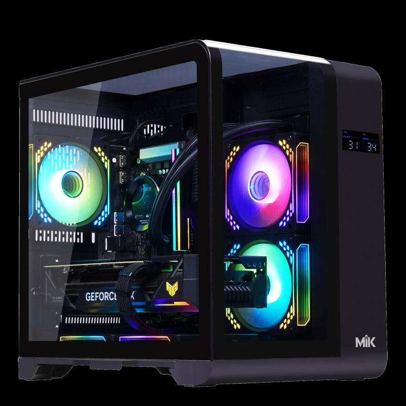 Thùng máy Case Mik Barbatos M 360 - Black | Không kèm fan