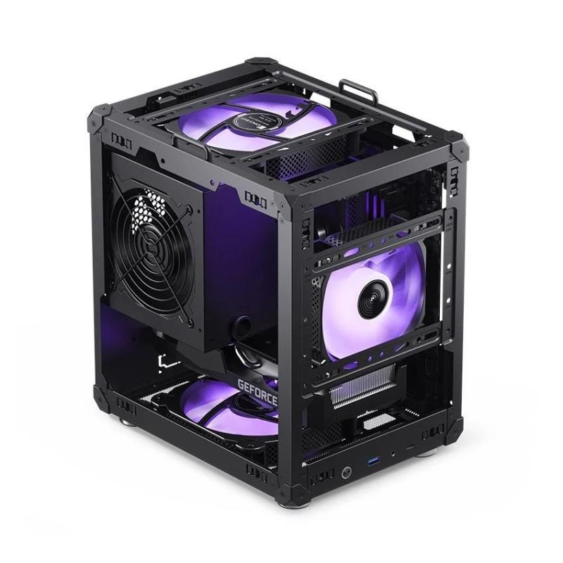 Vỏ Case Jonsbo C6 Handle Micro-ATX – Đen