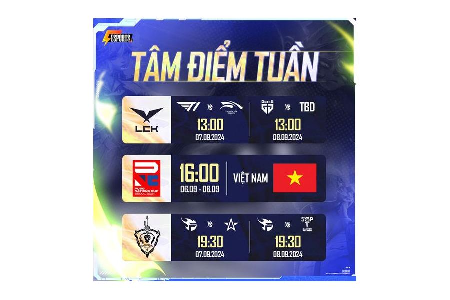 Lịch thi đấu PUBG Nations Cup 2024 mới nhất